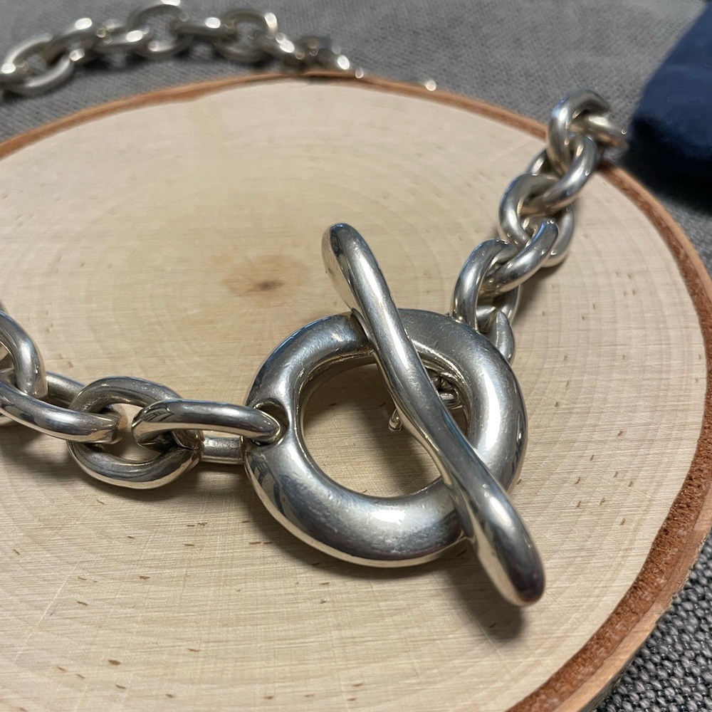 Robert Lee Morris Heavy Link Chain Necklace